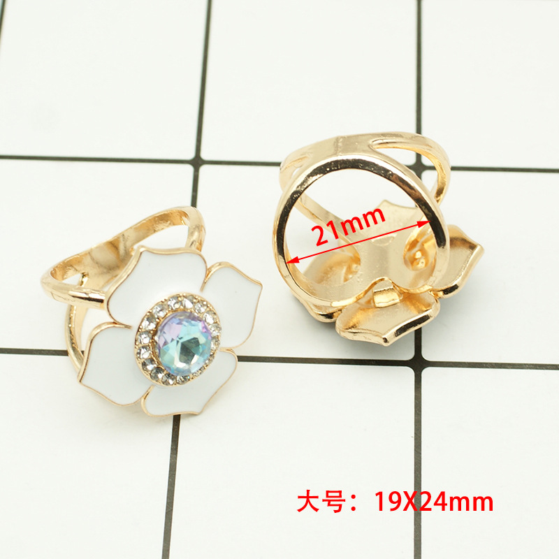 Picture of South Korea multi-functional scarf buckle high-grade Pearl fashion new Camellia windbreaker belt buckle high-end jewelry wholesale