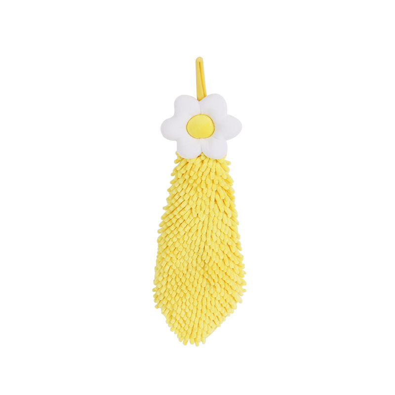 Picture of Egg flower hanging chenille towel leisure house household children's creative hand towel wholesale