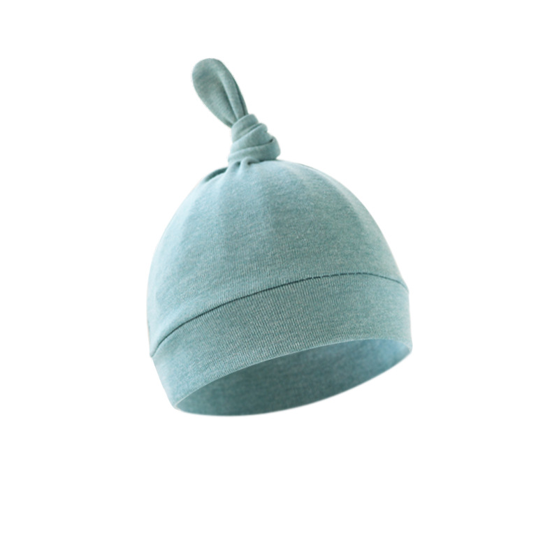 Picture of 2023 foreign trade baby pacifier hat single layer baby chirp hat baby tail hat children pullover hat