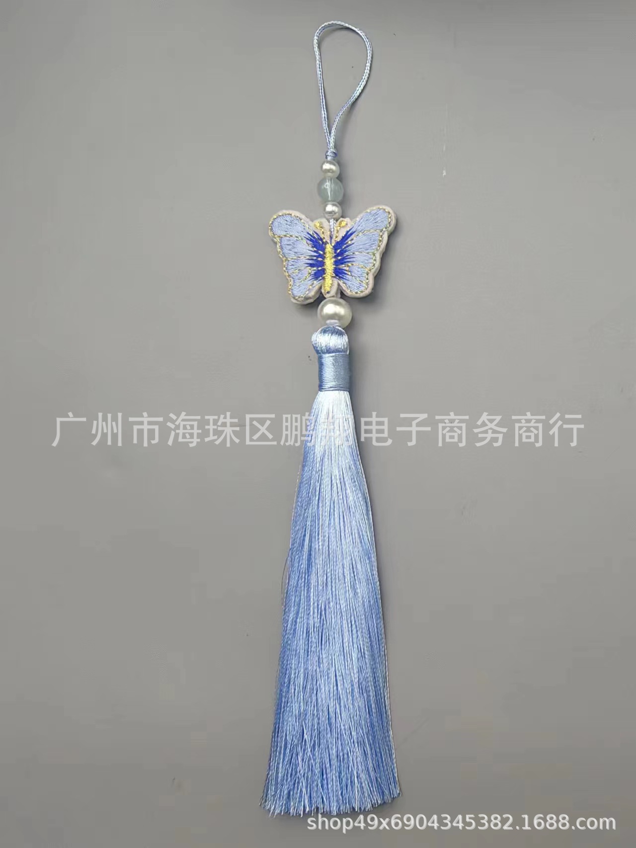 Picture of in stock wholesale embroidery butterfly tassel small tassel pendant hanfu children's clothing accessories clothing accessories