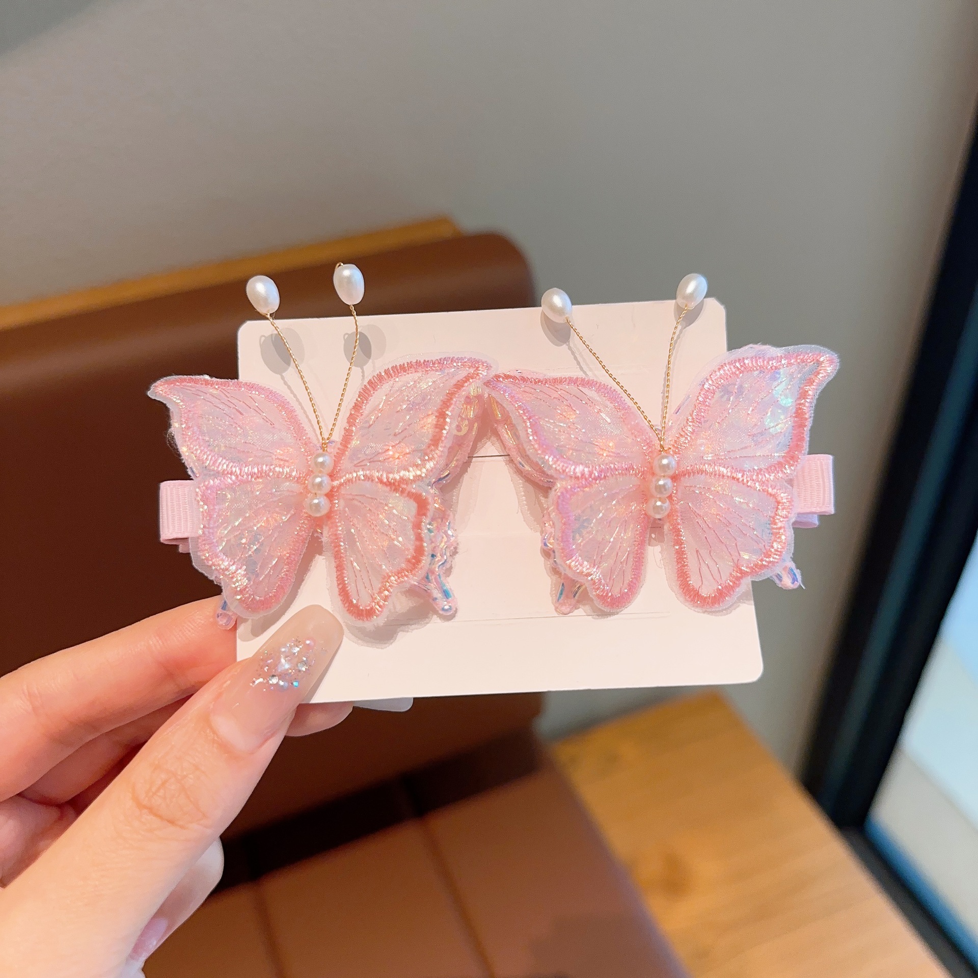 Picture of Hanfu Headwear for Girls and Children Chinese Style Walking Tassel Hairpin for Girls Super Fairy Princess Ancient Dress Flower Hairpin Headwear
