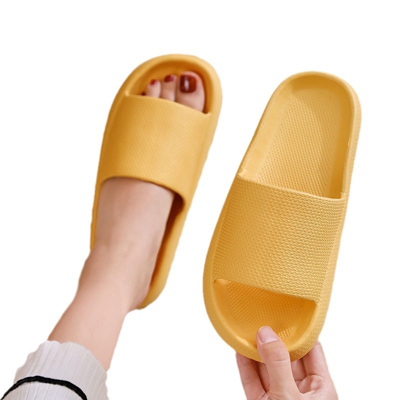 Picture of Four-Season Slippers for Women, Summer Indoor Home Eva Anti-Odor Thick-Soled Slippers with a Stepping-On-Clouds Feel, Suitable for Bathing and Outdoor Use, Non-Slip