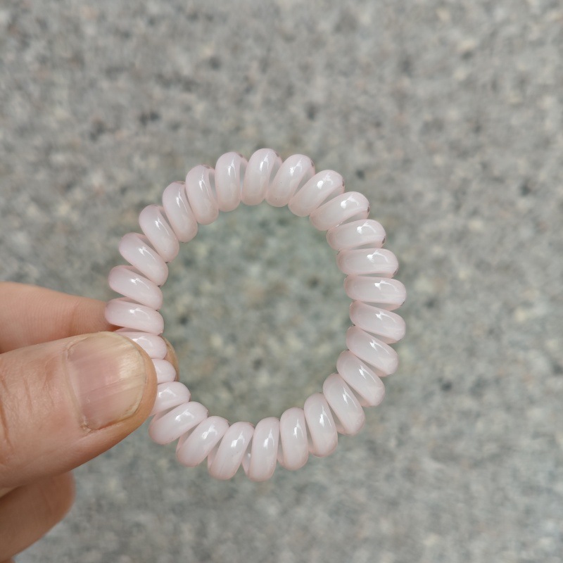 Picture of Candy Color Bold Bracelet Telephone Line Hair Ring Extra Large Rubber Band South Korea Headwear Hair Accessories Headband Spring Ring