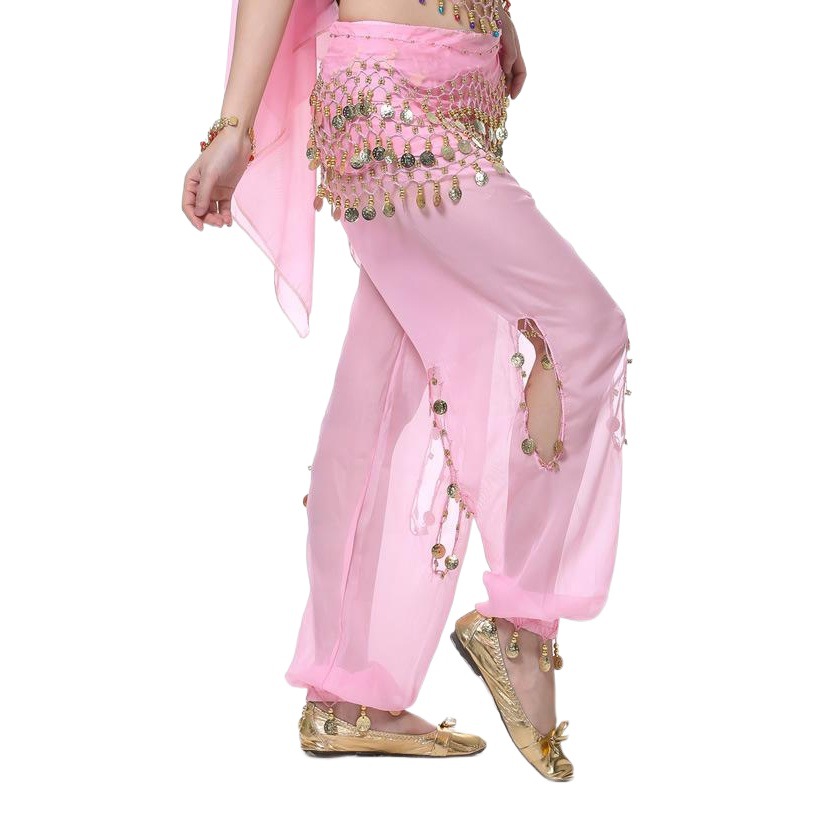 Dancer coin hanging knickers belly dance performance stage focus super stunning hollow performance dance pants dance pants