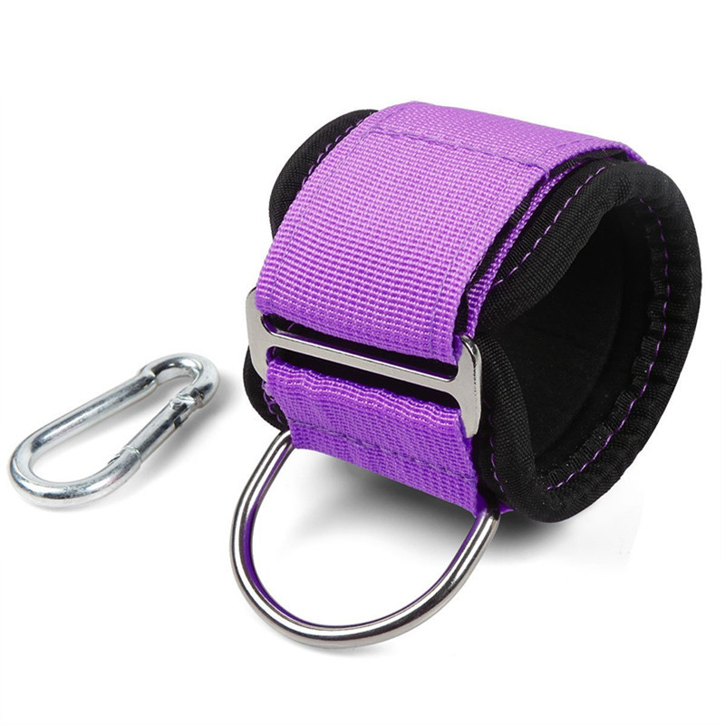 Picture of Fitness leg hip training leggings buckle elastic rope gantry rope with cotton ankle buckle calf strap