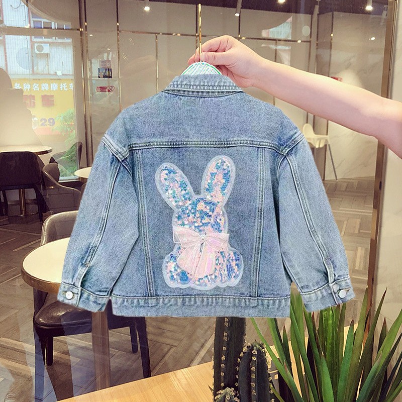 Picture of 2025 New Fashionable Toddler Spring Clothing for Girls, Children's Clothing, Girls' Denim Jacket, Spring and Autumn Style