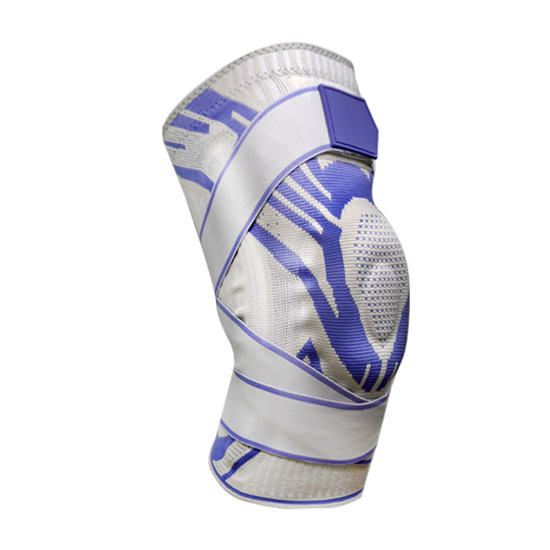 Picture of Summer Sports Knee Pads, Professional Basketball Straps, Pressurized Spring Support, Non-Slip, Outdoor Fitness Skipping Rope for Women and Men, Shock Absorption