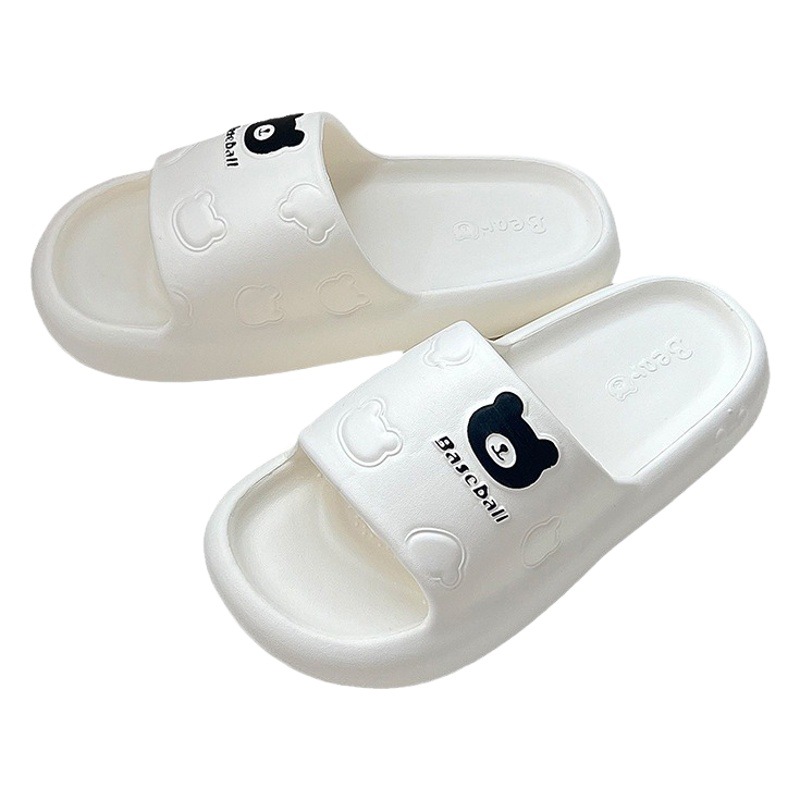 Qidan shoes factory summer slippers women's cute home soft bottom bathroom bath non-slip EVA outdoor couple slippers