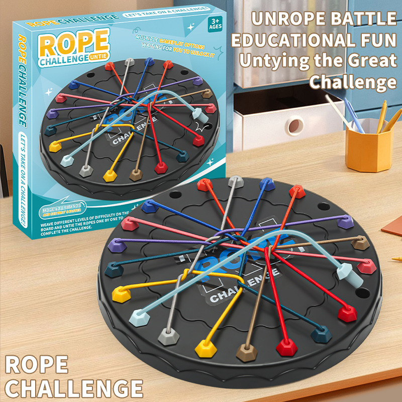Cross-border Rope-lifting Battle Challenge Board Game Toy Children's Educational Logic Thinking Development Mindset Training Game