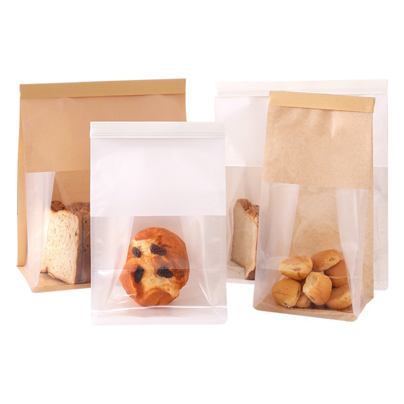 Toast packaging bag wire curl slice bread bag potato wire self-sealing bag baking toast ice bread bag