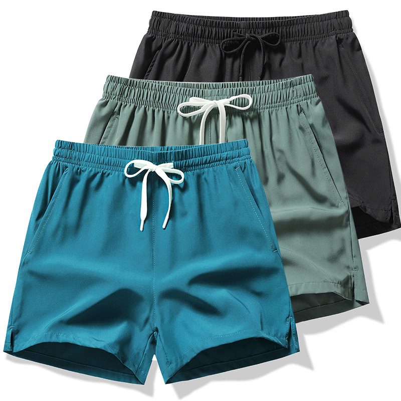 Cross-border Export Sports Three-point Shorts Men's Summer Trendy Brand plus size Loose Casual Beach Ice Silk Pants