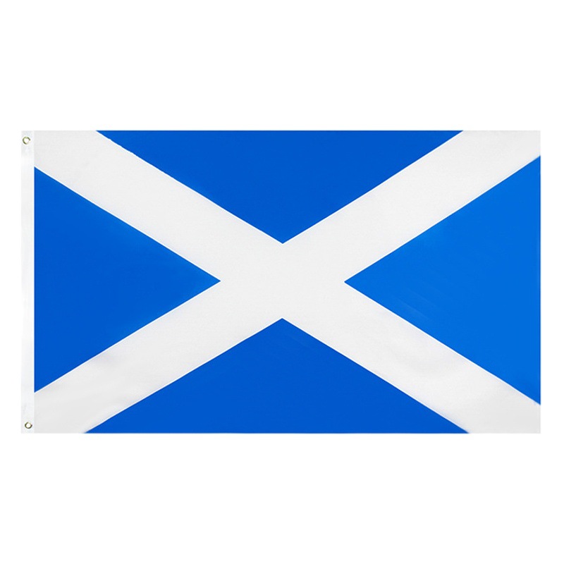 Scottish flag Scottland90 * 150cm polyester printed flag flag spot cross-border wholesale