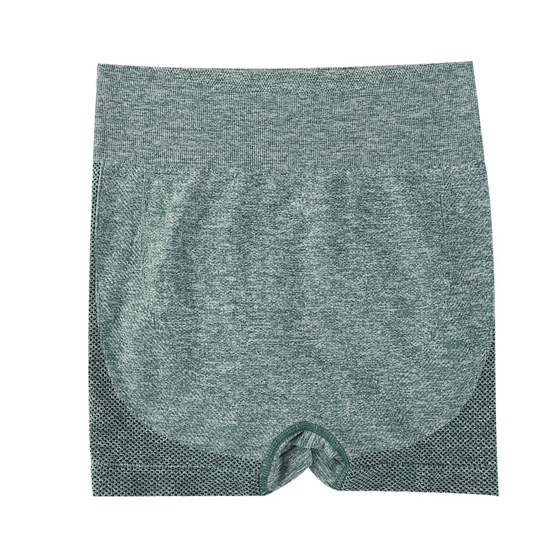 Picture of Extra Fat and Enlarge Cross-Border Smiling Face Honey Buttocks Women's High-Waisted Quick-Drying Seamless Tight-Fitting Three-Point Fitness Pants Sports Yoga Shorts