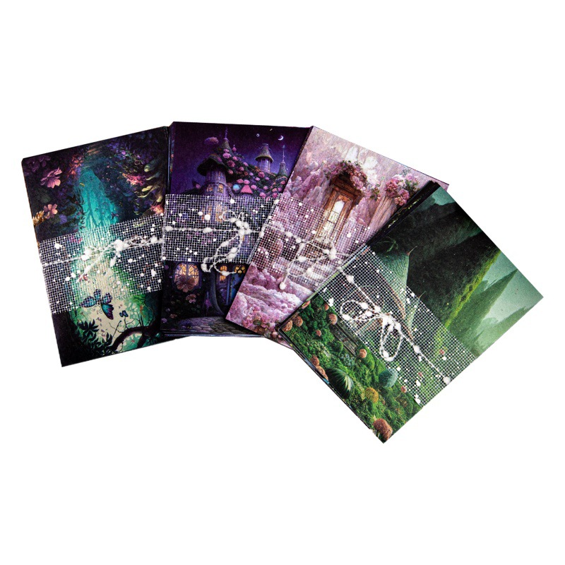 Paper Ink Life Material paper Dream Forest series romantic dream journal decoration material 20 pieces into 4 types