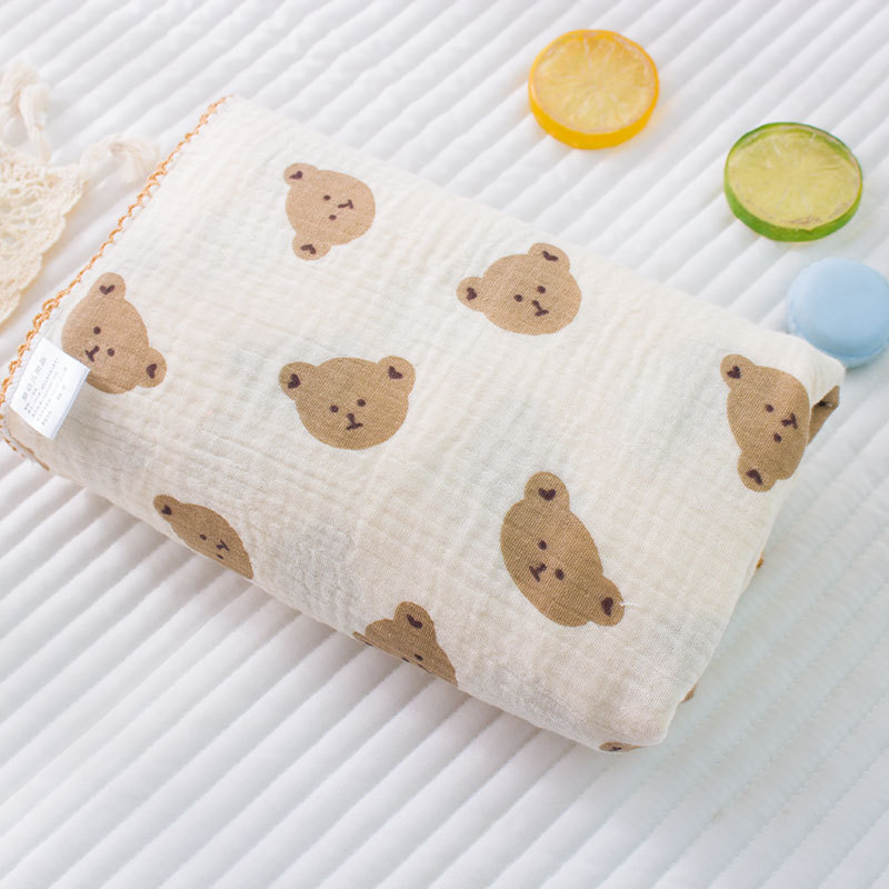 Picture of Gauze Blanket Holding Quilt Cotton Bath Towel Newborn Supplies Class A Baby Bag Single Bag for Newborn Infants