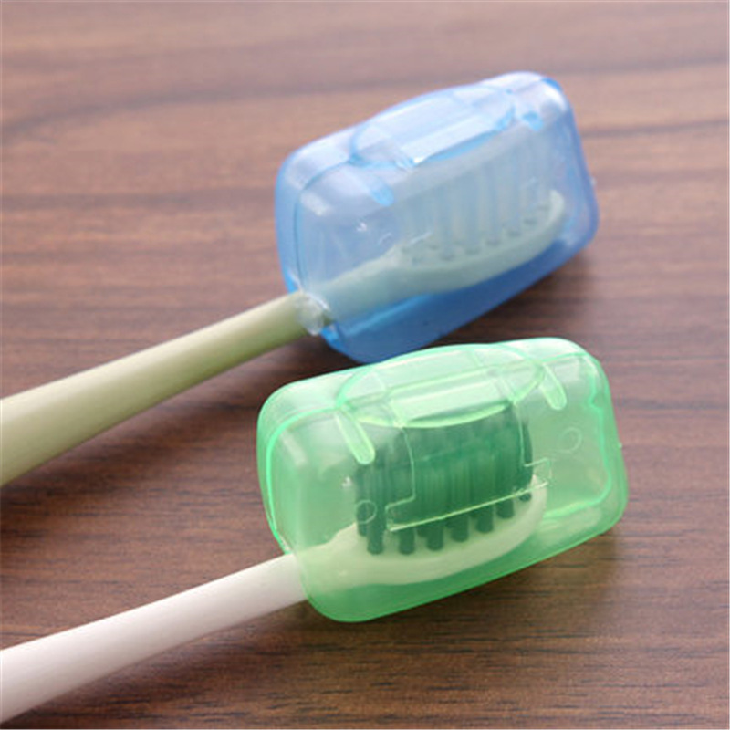 Picture of Travel Toothbrush Head Protective Cover Protective Cover Head Cover Portable Outdoor Travel Toothbrush Protective Box Toothbrush Bucket Toothware Box