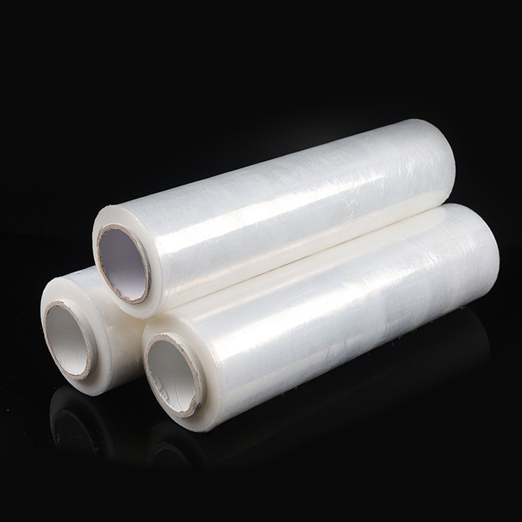 45cm Large Roll of Transparent Plastic Stretch Pe Waterproof Packaging Film Industrial Protective Stretch Wrapping Film with Tax Included and Invoice Provided