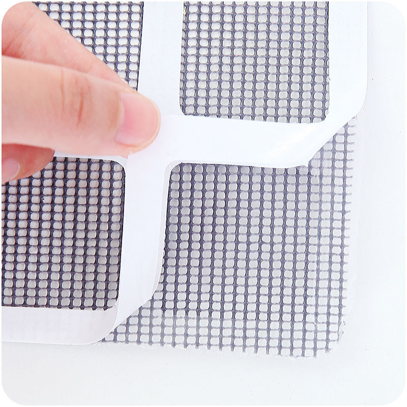 Picture of Screen window screen door repair subsidy door and window water hole mend seam anti-grain patch hole net window screen repair piece floor drain sticker