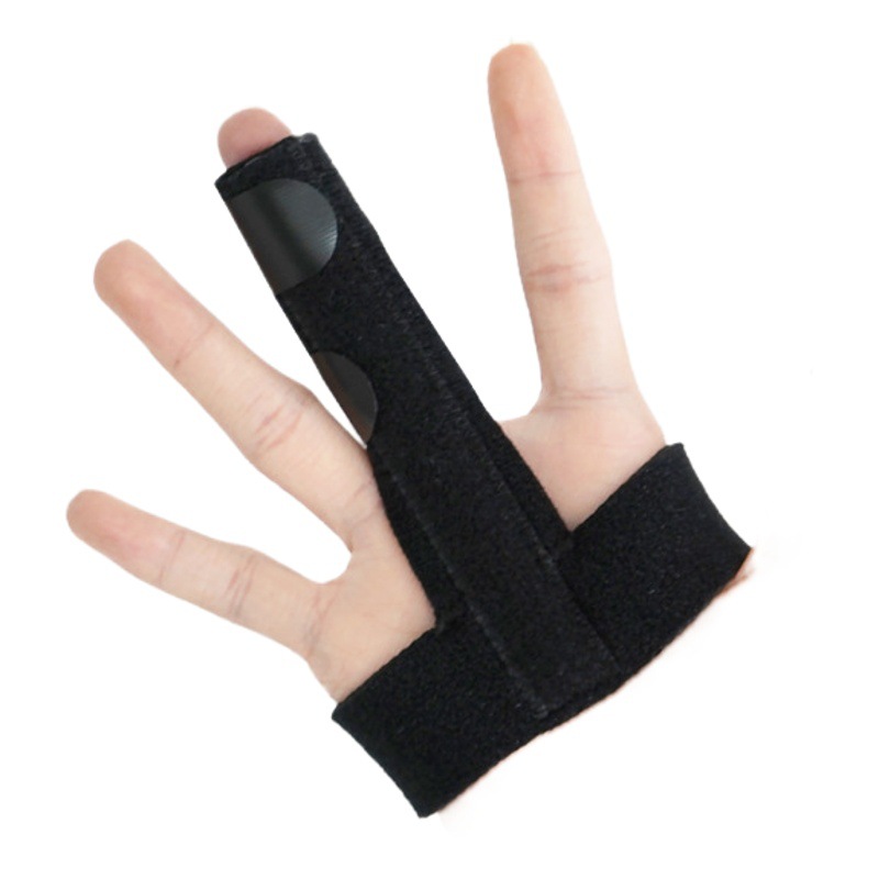 Tendon sheath finger fixator finger joint sprain correction fixed splint adjustable soft plate support finger orthosis