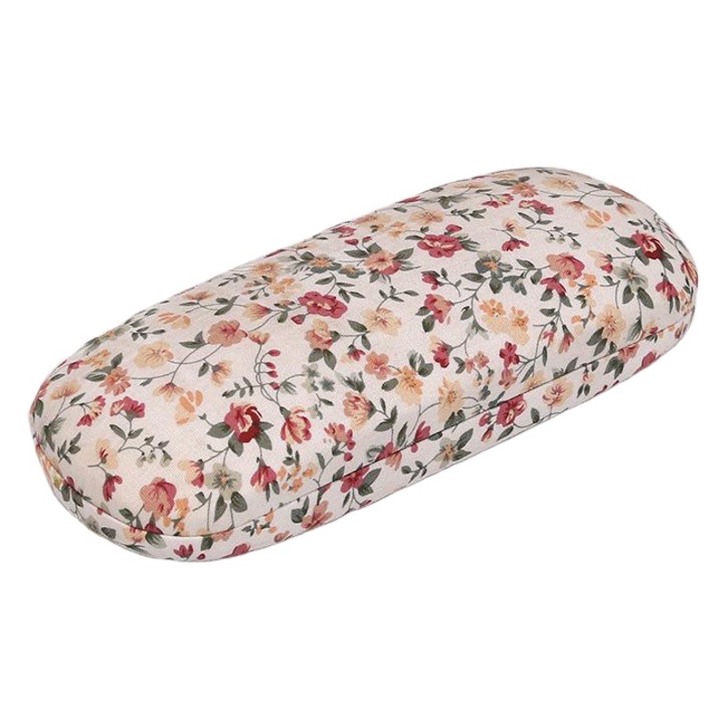Picture of Cotton Floral Folding Glasses Box Vintage Floral Refreshing Simple Glasses Box Pastoral Folding Glasses Box