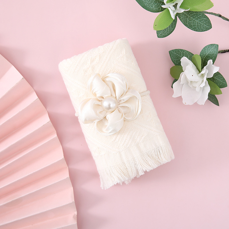 Picture of Accompanying gift cotton tassel towel wedding wedding wedding bridesmaid return gift creative gifts wholesale