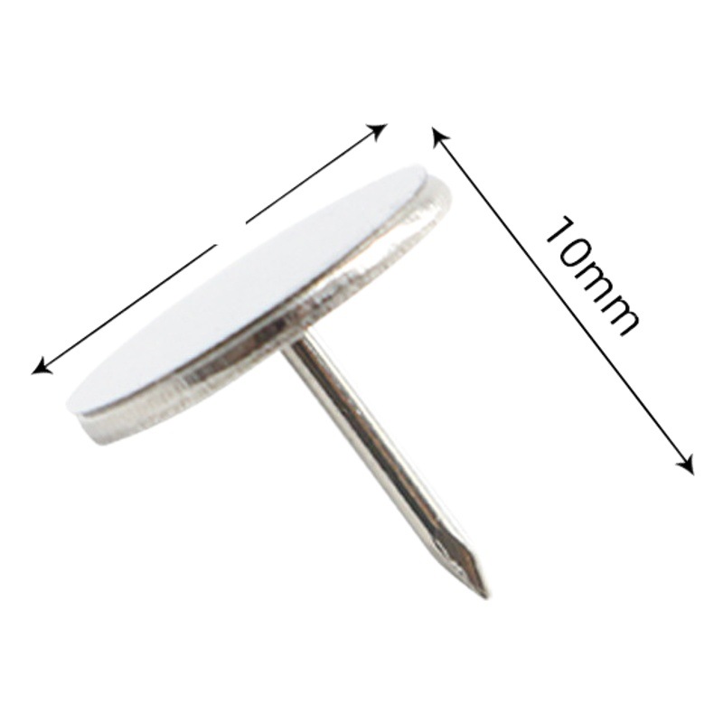50/100/200 pieces transparent plastic boxed outdoor night reflective flat head nail pushpin warning mark push nail