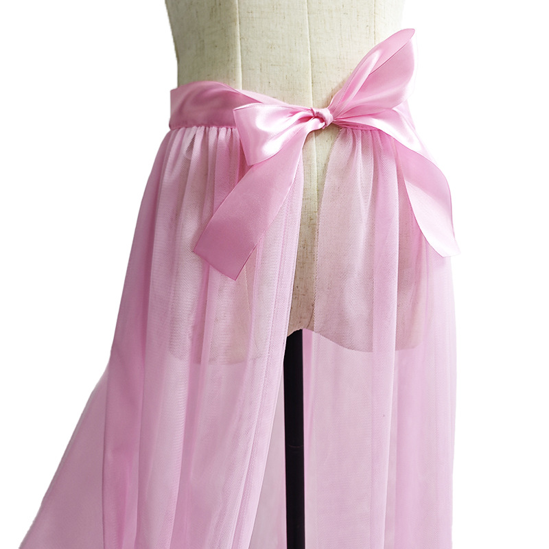 Picture of Cross-border Amazon Black yarn perspective skirt dress tulle long skirt swing party retro dance party clothing photo