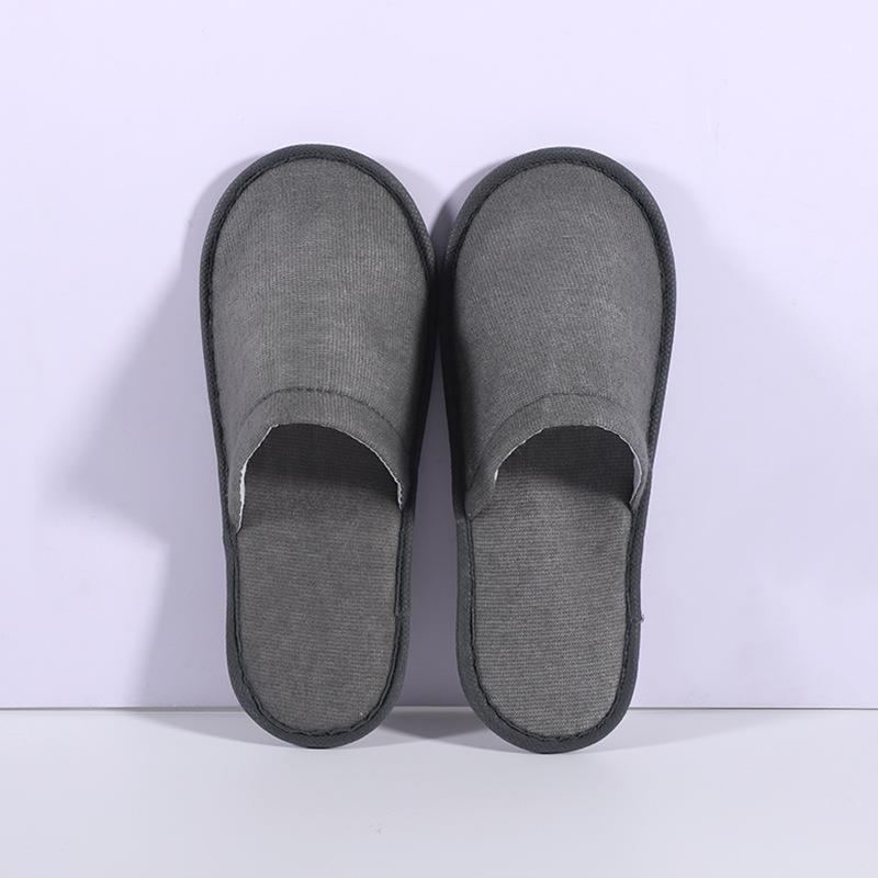 Picture of Hotel Slippers, Guesthouse and B&B Disposable Cotton Slippers, Winter Travel Home Hospitality, Thickeneded Non-Slip Logo Wholesale
