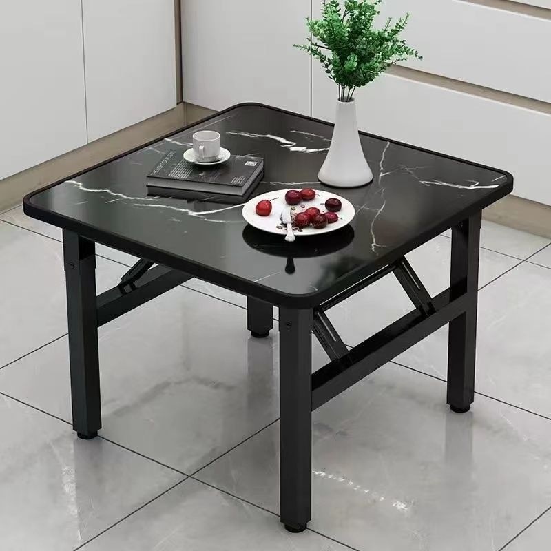 Picture of Folding table square dining table outdoor low table floor stall table home foldable dining table dining table small square table