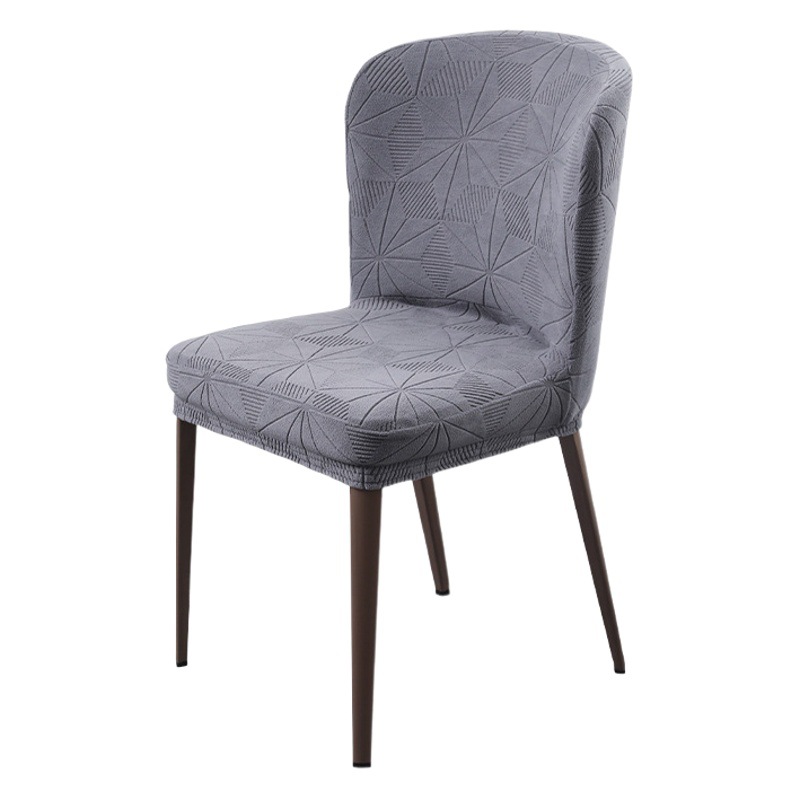 Modern Simple Universal Baylor Chair Cover Dining Chair Cover Household Curved Chair Cover Full-covered Backrest Integrated Stool Cover