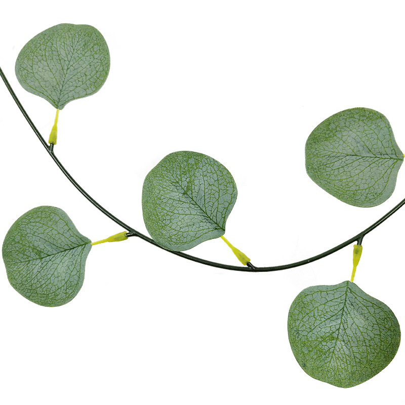 Picture of Simulation plant green plant eucalyptus leaves rattan birthday wedding dress photography props shopping mall beauty Chen