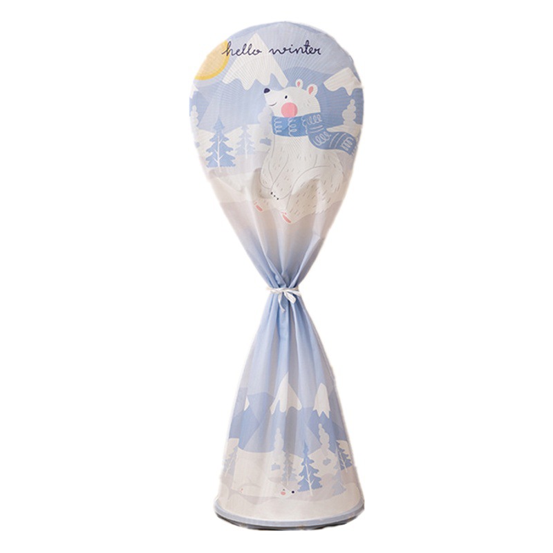 New Electric Fan Cover Household Dust Cover Household Fan Protective Cover Vertical Floor Type All-inclusive Anti-dust Cover