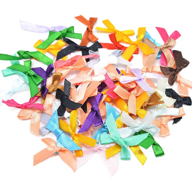 2 Polyester with Hand Knot Underwear Accessories Decorative Bow Small Flower Ribbon Small Bow in stock