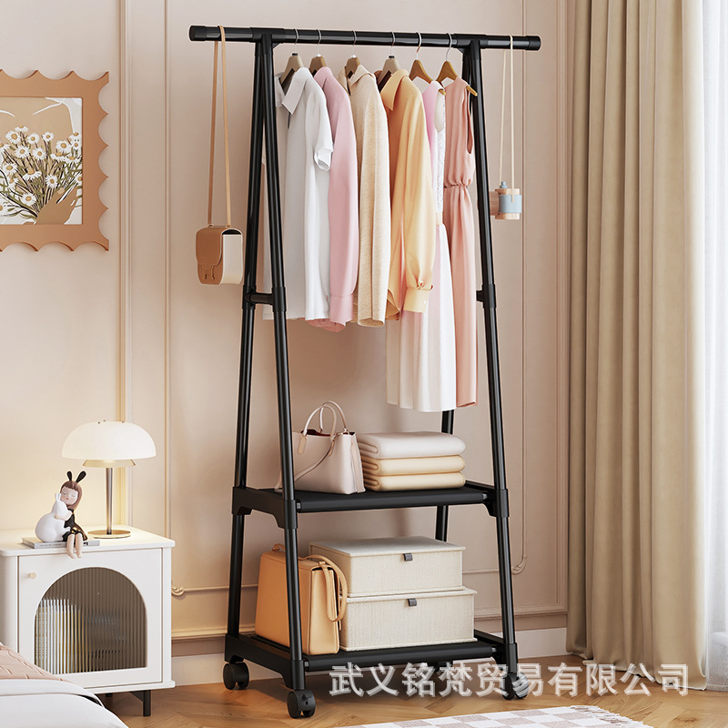 Corner Assembly Floor-Standing Bedroom Indoor Household Clothes Rack Corner Clothes Rack Simple Clothes Drying Rack Multi-Layer Coat Rack