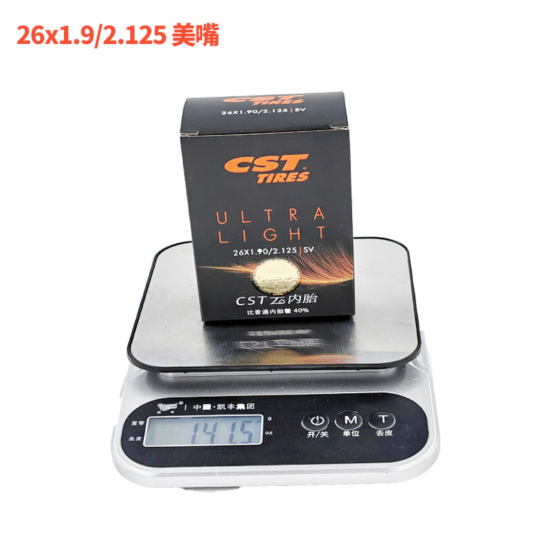Picture of CST is new bicycle tire road bike mountain bike inner tube full range of specifications ultra-light quantitative inner and outer tires