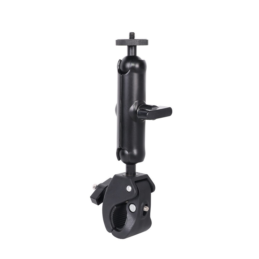 Gopro motorcycle bracket bicycle sports camera fixing bracket 360 degree rotating metal bicycle O-clip