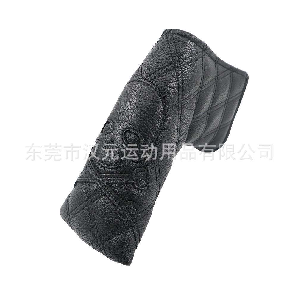 Picture of Manufacturers new golf pole cover wooden pole cover head cover hat cover skull push pole cover sports outdoor protective hat cover