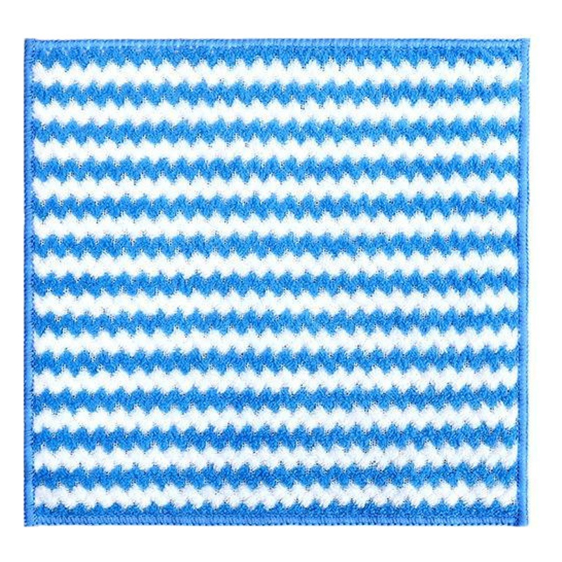 Coral fleece cationic cloth wholesale absorbent non-oil Non-lint dishwashing towel kitchen cleaning cloth scouring pad