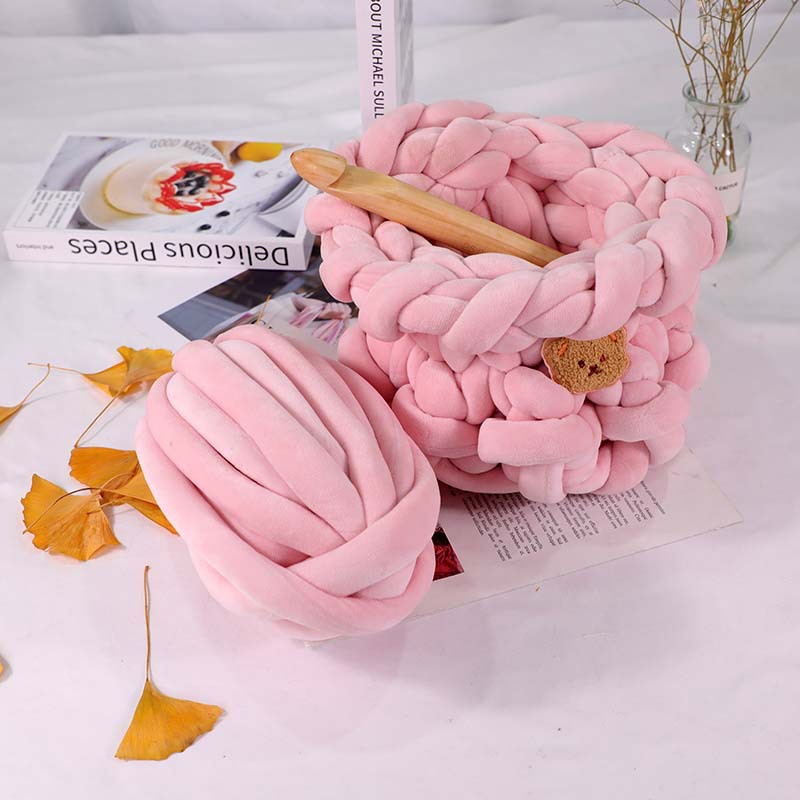 Filling heart cotton warm velvet cotton wool thick ice island wool diy hand-knitted hook blanket carpet blanket kennel cat nest cushion