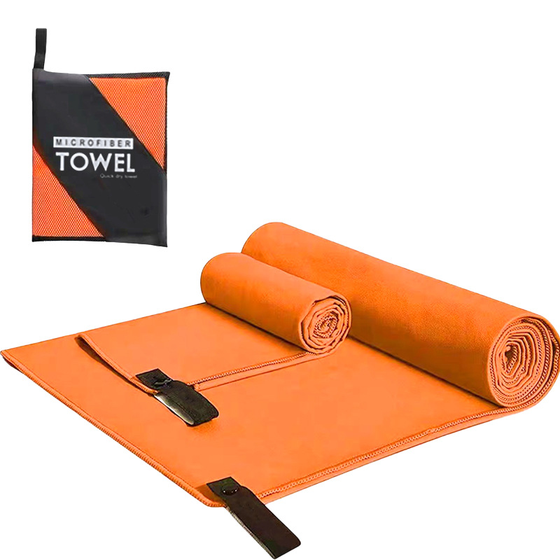 Picture of Quick-Drying Beach Towel Multi-Color Portable Quick-Drying Fitness Sports Towel Outdoor Beach Towel Mesh Bag