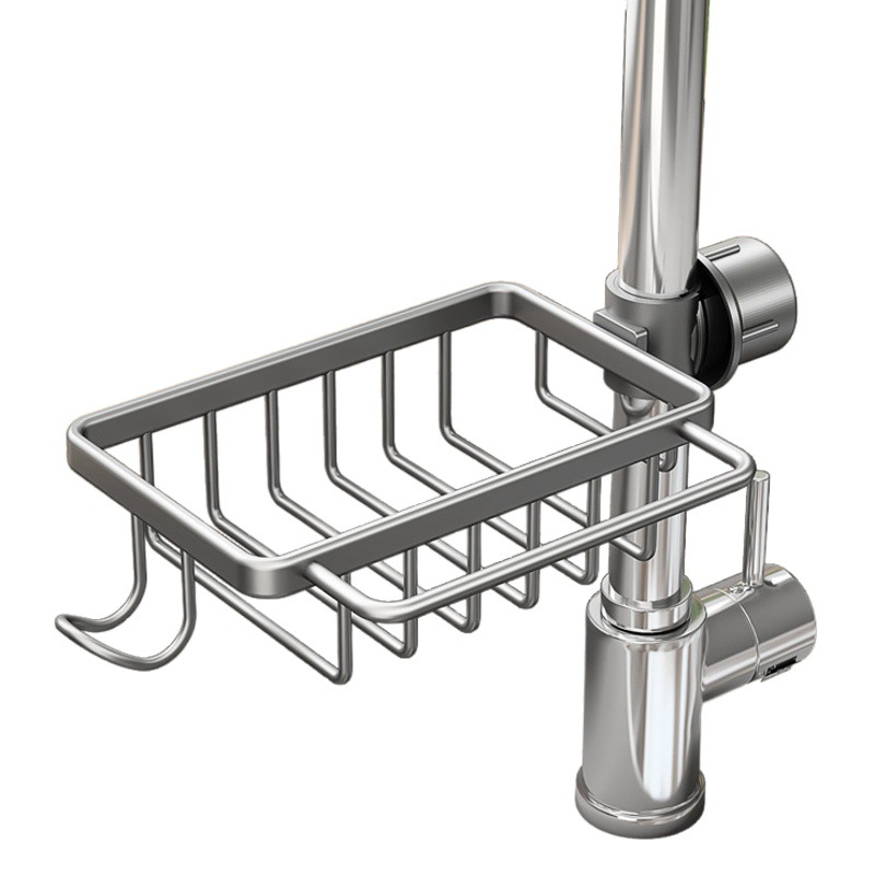 Kitchen Faucet storage rack dishwashing sink sink supplies household rag sponge draining hanging basket storage rack