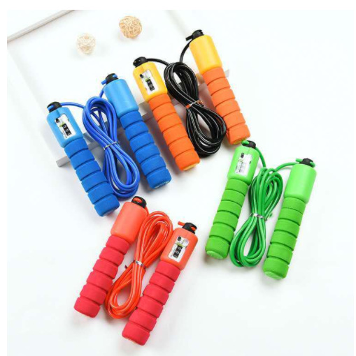 Professional counting rope skipping exercise fitness adult children sponge handle student high school entrance examination special adjustable length rope skipping