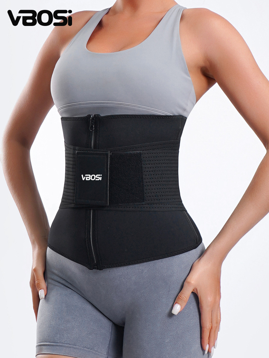 Vbosi Waist Protector Sweat Slimming Running Fitness Yoga Outdoor Sports Pressurized Weight Loss Belt Spot Wholesale