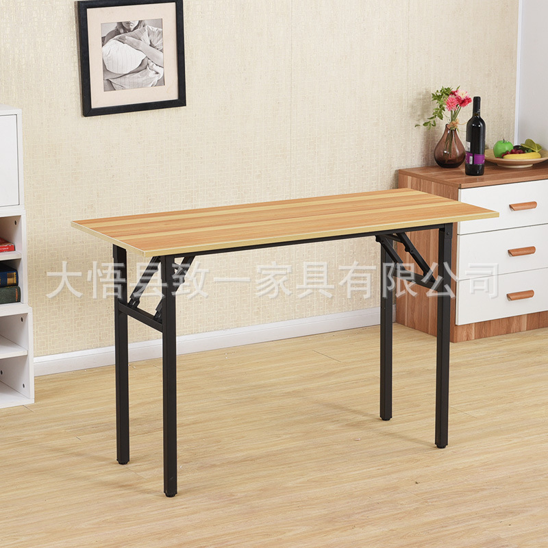 Picture of Folding Table Simple and Convenient Study Desk Office Computer Training Catering Commercial Table Stall Rectangular Table