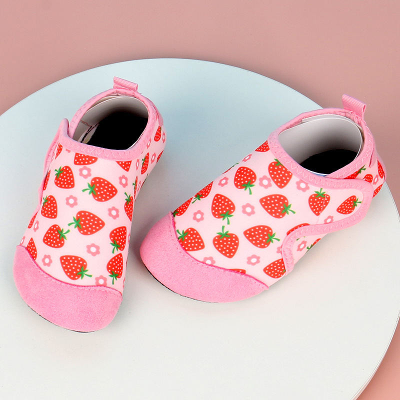 Picture of Children's water park Baby Beach socks non-slip diving shoes snorkeling socks swimming shoes drifting soft shoes wading shoes socks