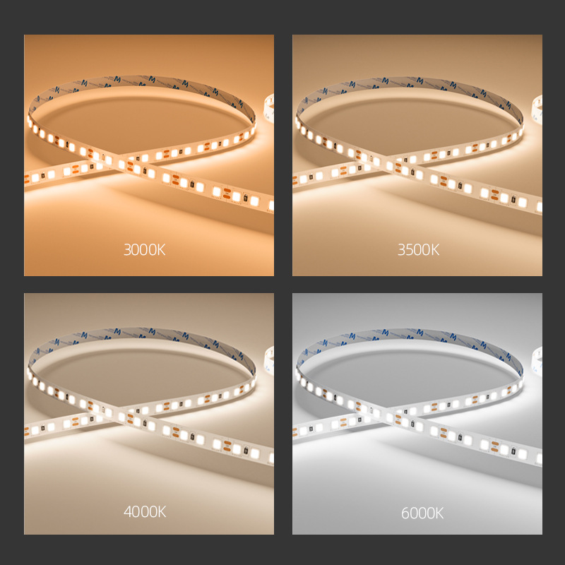 Picture of Light Strip Led2835Ra≥95 Electroplating Plate Copper Bracket 24V High Brightness 12V Low Voltage High Cri Eye Protection Led Display Cabinet
