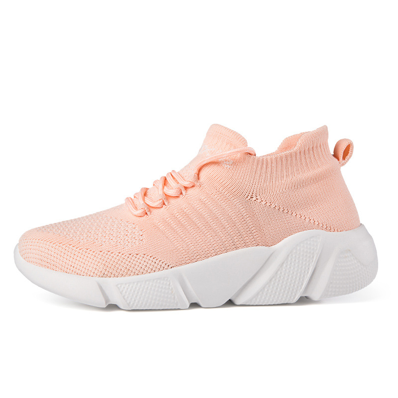 Picture of Cross-border sneaker shoes for men and women spring and autumn breathable fly woven elastic socks shoes knitted soft bottom socks running shoes