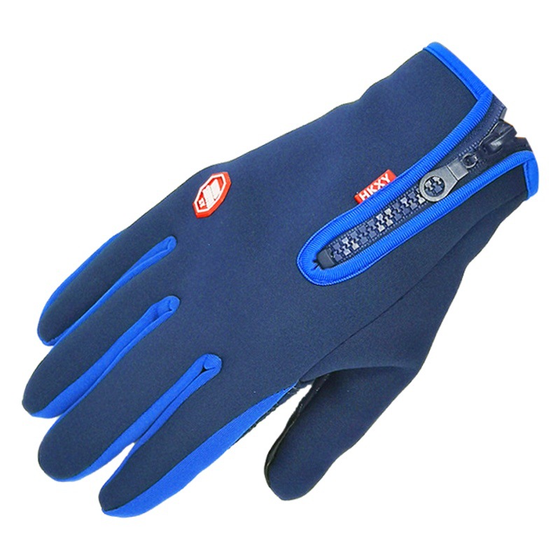 Foreign Trade Gloves for Outdoor Sports in Autumn and Winter, Windproof, Fleece-Lined, Touchscreen-Compatible, Unisex, Hiking, Non-Slip, Waterproof, Skiing, Warm and Cold-Resistant
