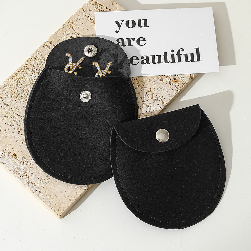 Picture of Multicolor Flannel Bag Jewelry Bag Snaps Thickened Bag Ring Necklace Anti-oxidation Jewelry Storage Bag Wholesale
