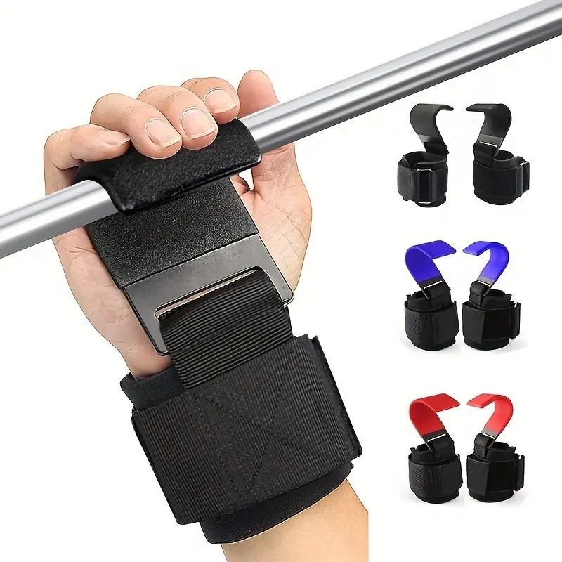 Booster Hook Pull-up Grip Hook Horizontal Bar Strength Assist Fitness Men's Hard Pull Booster with Dumbbell Horizontal Bar Weightlifting